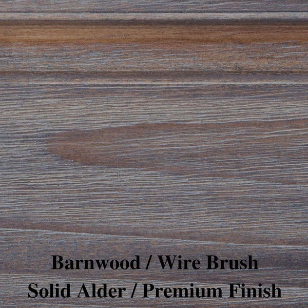 Carson Bed / Chestnut Finish (as shown)