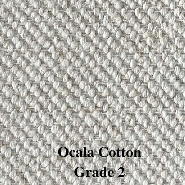 Canyon Upholstered Bed / Chestnut Finish / Nailhead Trim (as shown)