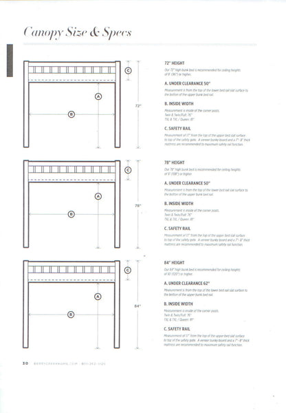 High Uinta Canopy Bed