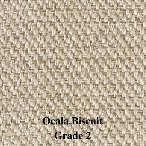 Cottonwood Upholstered Queen Bed / High Foot Board / W/ Nailhead Trim